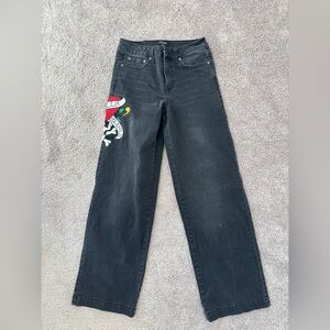Ed Hardy Black Straight Y2K Denim